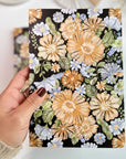 Beautiful handmade Dot Grid Notebook - Dark Botanical (Pre-Order) stationery - created by LETTOOn