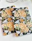 Beautiful handmade Dot Grid Notebook - Dark Botanical (Pre-Order) stationery - created by LETTOOn