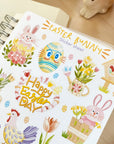 Beautiful handmade Easter Bunny stationery - created by LETTOOn
