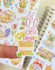 Beautiful handmade Easter Bunny stationery - created by LETTOOn