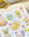 Beautiful handmade Easter Bunny stationery - created by LETTOOn