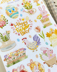 Beautiful handmade Easter Bunny stationery - created by LETTOOn