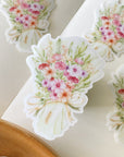 Beautiful handmade Flower Bouquet stationery - created by LETTOOn