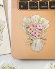 Beautiful handmade Flower Bouquet stationery - created by LETTOOn