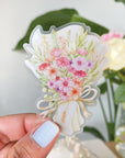 Beautiful handmade Flower Bouquet stationery - created by LETTOOn