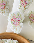 Beautiful handmade Flower Bouquet stationery - created by LETTOOn