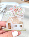 Beautiful handmade Flower House stationery - created by LETTOOn
