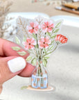Beautiful handmade Flower Vase stationery - created by LETTOOn