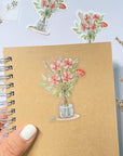 Beautiful handmade Flower Vase stationery - created by LETTOOn