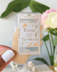 Beautiful handmade Focus On The Good stationery - created by LETTOOn