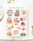 Beautiful handmade Happy Birthday stationery - created by LETTOOn