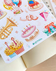 Beautiful handmade Happy Birthday stationery - created by LETTOOn
