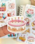 Beautiful handmade Happy Birthday stationery - created by LETTOOn