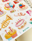 Beautiful handmade Happy Birthday stationery - created by LETTOOn