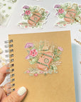 Beautiful handmade I Love To Travel stationery - created by LETTOOn