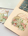 Beautiful handmade Keep Growing stationery - created by LETTOOn