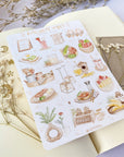 Beautiful handmade Kitchen Vibes stationery - created by LETTOOn