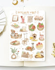 Beautiful handmade Kitchen Vibes stationery - created by LETTOOn