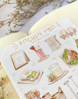 Beautiful handmade Kitchen Vibes stationery - created by LETTOOn