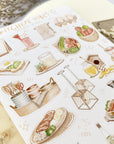 Beautiful handmade Kitchen Vibes stationery - created by LETTOOn