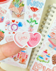 Beautiful handmade Love stationery - created by LETTOOn
