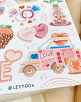 Beautiful handmade Love stationery - created by LETTOOn