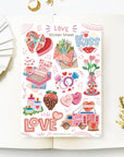 Beautiful handmade Love stationery - created by LETTOOn