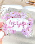 Beautiful handmade Love Yourself stationery - created by LETTOOn