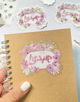 Beautiful handmade Love Yourself stationery - created by LETTOOn
