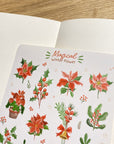 Beautiful handmade Magical Winter Flower stationery - created by LETTOOn