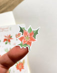 Beautiful handmade Magical Winter Flower stationery - created by LETTOOn