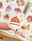 Beautiful handmade Patisserie stationery - created by LETTOOn