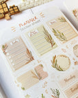 Beautiful handmade Planner Essentials stationery - created by LETTOOn