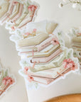 Beautiful handmade Stacked Books stationery - created by LETTOOn