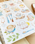 Beautiful handmade Tea Time stationery - created by LETTOOn