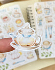 Beautiful handmade Tea Time stationery - created by LETTOOn