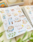Beautiful handmade Tea Time stationery - created by LETTOOn