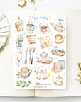 Beautiful handmade Tea Time stationery - created by LETTOOn