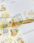 Beautiful handmade Tea Time stationery - created by LETTOOn