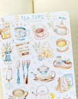 Beautiful handmade Tea Time stationery - created by LETTOOn