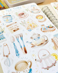 Beautiful handmade Tea Time stationery - created by LETTOOn