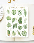 Beautiful handmade Tropical Leaves stationery - created by LETTOOn