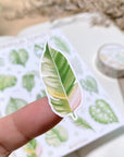 Beautiful handmade Tropical Leaves stationery - created by LETTOOn
