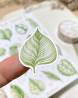 Beautiful handmade Tropical Leaves stationery - created by LETTOOn