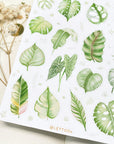 Beautiful handmade Tropical Leaves stationery - created by LETTOOn