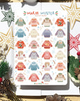 Beautiful handmade Warm Winter stationery - created by LETTOOn