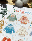 Beautiful handmade Warm Winter stationery - created by LETTOOn