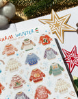 Beautiful handmade Warm Winter stationery - created by LETTOOn