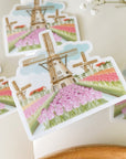 Beautiful handmade Windmill Tulips stationery - created by LETTOOn
