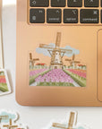 Beautiful handmade Windmill Tulips stationery - created by LETTOOn